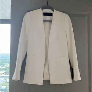 Zara White Blazer